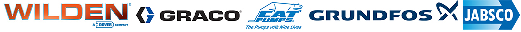 Wilden, Graco, Eaton, Vickers, Denison, Husky, Crane, Deming, Bruks, Grundfoss, Sta-Rite, Giant, Myers, Catpump, Warren Rupp, Jabsco, Whale Pumps